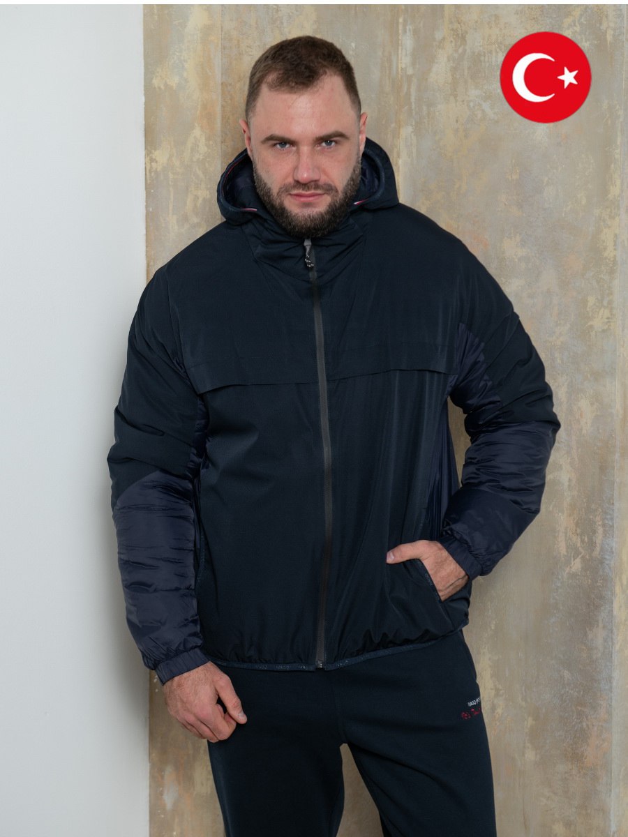 Куртка демисезонная с капюшоном утепленная Иваго